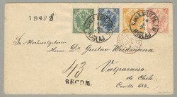 1894, stationery enverlope with an imprint of 5 kr and additional 2 ...
