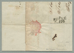 1850, 2 kr, black, HP, Type Ia, crispy clear cancellation BRÜNN, ...