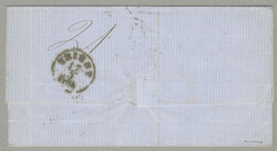 1859, From Cavalla to Triest, fully paid cover dated 3.3.1859, clear ...