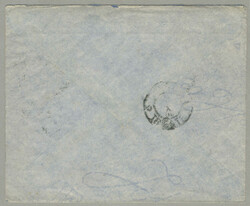 1905, from Cesme to Trieste, franked with 1 Piaster ultramarine with ...