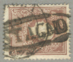 1858, 10kr, part cancel STAGNO - 1200p and other indistinguishable ...
