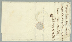 1850, 5 centes, orange, with five clear strikes of VENEZIA on a very ...