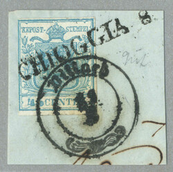 1850, 45 centes/Lombardei - Venetien, entwertet mit besonders ...