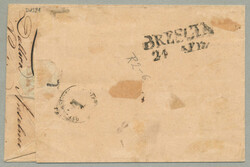 1851, 5+10C, patriotic franking on letter from PESCHIERA - Sassone 6p ...