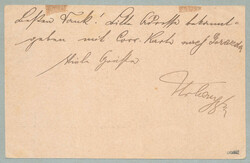 1908, fieldpost card, handstamped Feldpostkurs / Plevlje Metalka to ...