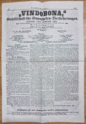 1860, Zeitung Die neuesten Erfindungen vom 28. Feb. 1860 ohne ...