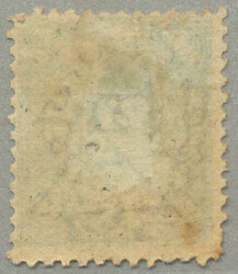1866, 20pa., pale blue, FII, with black opt. inscription, wmk pyramid ...