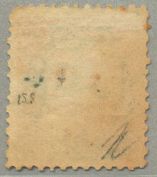 1866, 5pi., rose, FII, with black opt. inscription, wmk pyramid, perf ...