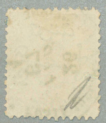 1866, 1pi., claret, TI, with black opt. inscription, wmk pyramid, ...