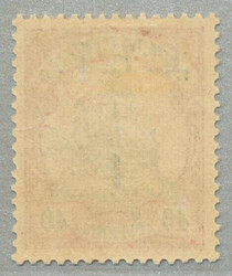 1915, 4 d on 40 Pfg., German stamp with black opt/surcharge C.E.F ...