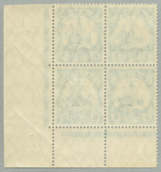 1915, 1/2 d on 5 Pfg., German stamp with black opt/surcharge C.E.F., ...