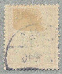 1915, 4 d on 40 Pfg., German stamp with black opt/surcharge C.E.F, ...
