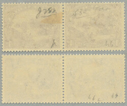 1930-44, 4d., brown (2) horiz. pairs, 1932 and 1936 redrawn version, ...