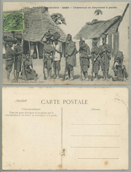 1906, 1 f, Guinee Francaise, cancelled, on postcard from DAKAR/French ...