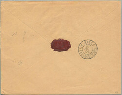 1906, 5+5c, green and red, pair, on letter from SEGOU/Senegambie et ...