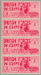 1934, 1 p, British Forches in Egypt, three stamps mint never ...