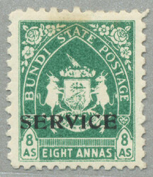 1941, 8 a, with SERVICE opt, LPOG, very fresh and desirable, XF! ...