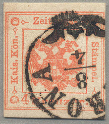 4775: Österreich Lombardei Venetetien Zeitungsstempelmarken