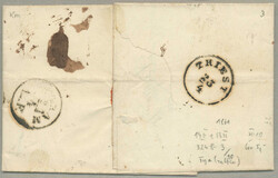 1858, 5 kr., red and 10kr. brown, Bosnia forerunner from TESANJ, ...
