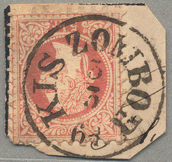 4745080: Austria 1867 Issue used in Hungary