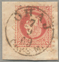 4745080: Austria 1867 Issue used in Hungary