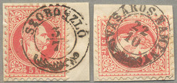 4745080: Austria 1867 Issue used in Hungary