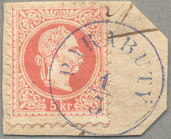 4745080: Austria 1867 Issue used in Hungary