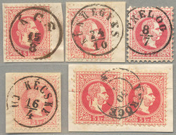 4745080: Austria 1867 Issue used in Hungary