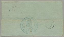 1873, entire official and tax free letter from Dalmatia to CATTARO ...