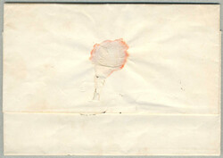 1867, 5 kr, red, written in MOSTAR/Bosnia, carried by private courier ...