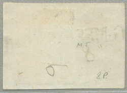 2 kr., red, cancelled G. MESERITSCH, wide margins, on piece, very ...