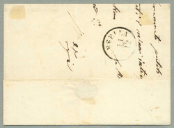 1856, 5+10c, patriotic franking on letter from Badia to Crapino, 5c ...