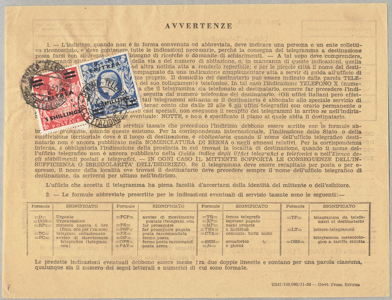 Lot 20279 - British Commonwealth Großbritannien Britische Besetzung von Eritrea - classicphil GmbH 8'th classicphil Auction - Day 2 Lot 20279 - British Commonwealth Großbritannien Britische Besetzung von Eritrea - classicphil GmbH 8'th classicphil Auction - Day 2