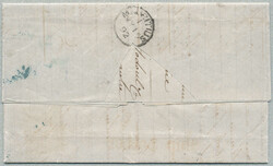 1892, 2a.6p., yellow - green, folded letter from CALCUTTA/India to ...