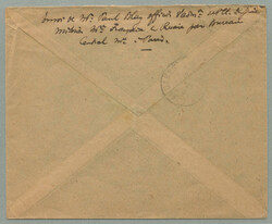 1918, from Paris to Neuvelle-les-Dames, official military cover ...