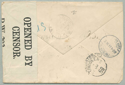 1918, from Tokyo to Harderwijk (Netherlands), registered letter ...