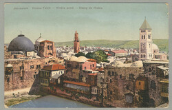 1917, from JERUSALEM to WELS, AUSTRIA, printed color postcard of ...
