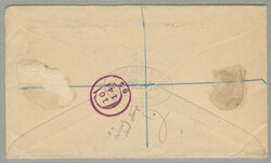 1896, 1/2d(2) +1d + 2d(2), on registered envelope from Savanna-la-Mar ...