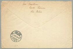 1916, from Ala to Zürich, envelope franked with 10c (2) red and 5c ...