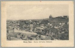 1915, from Marsa Susa, Libya to Ancona, Italy, picture postcard ...