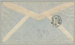1954, from Tsingtao to Concord California USA, franking of 500 yuan ...