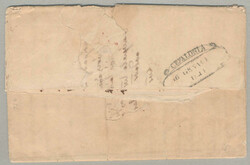 1844, Odessa to Cephalonia, letter carried by Austrian Lloyd steamer ...