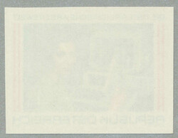 1987, 4 Schilling ungezähnt, postfrisch mit unbehandelter ...