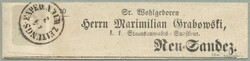 4745062: Österreich Zeitungsmarke 1861