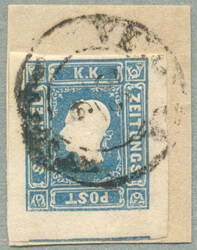 4745057: Austria Newspaper Stamp 1858/59