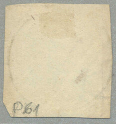 1850, 9 kr, Handpapier, Type I, Bfsk, P61, AGRAM, interessantes P! ...