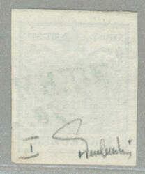 1850, 9 kr, Handpapier, Type I, P89, blau gestempelt BOEHM LEIPPA, ...