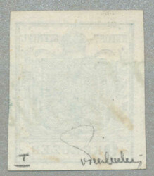 1850, 9 kr, Handpapier, Type I, P293, blau gestempelt STERNBERG - 40p ...