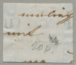 1850, 6 kr, braun, PEGGAU, Bfsk, Luxus Entwertung, Att. Babor, XF! ...