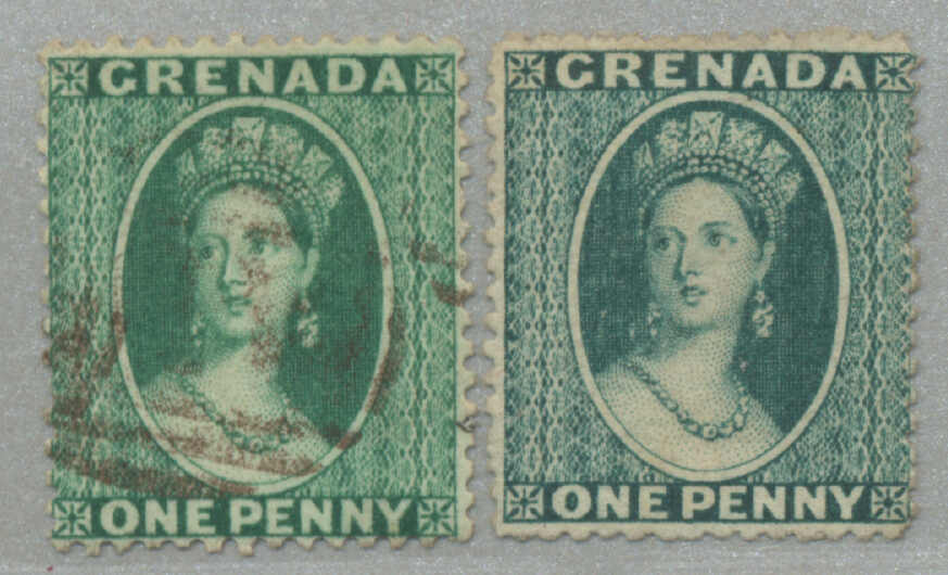 1873, 1d., (2) colour shades, perf 14 and 15, wmk large star, ...
